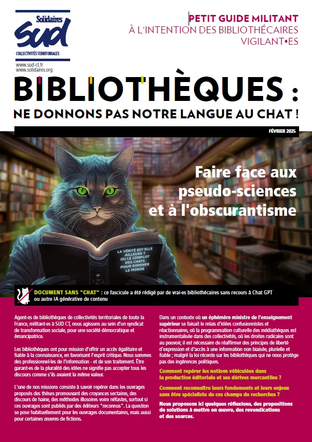 Sud CT Région Occitanie : Bibliothèques : ne donnons pas notre langue au chat ! 
