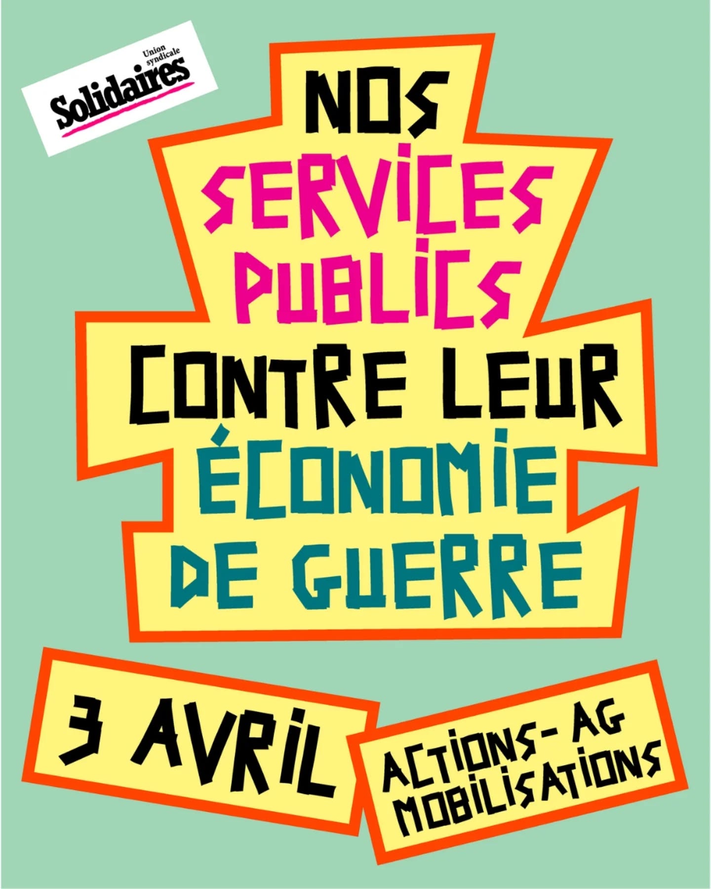 Sud CT Région Occitanie : 3 avril 2025 : mobilisation intersyndicale fonction publique !