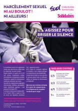 Sud CT Région Occitanie : Harcèlement sexuel : ni au boulot, ni ailleurs !