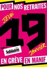 Sud CT Région Occitanie : Grève et manifestation pour dire non au vol de nos retraites !